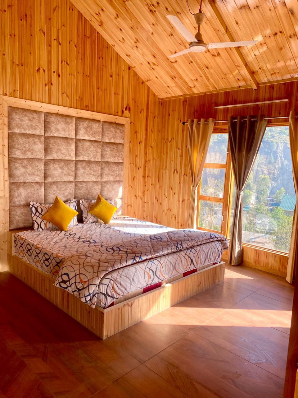 Attic Room with valley-facing window